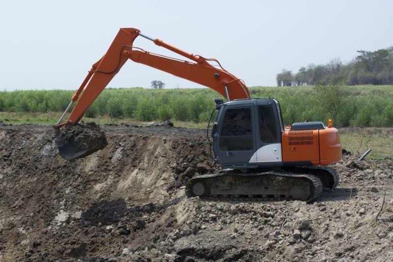 Excavation Equipment at Work